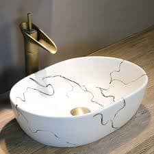 CHINA ART BASIN WHITE ROUND STERLING