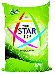 WHITE STAR INDUSTRIAL WASHING POWDER BAG 10KG
