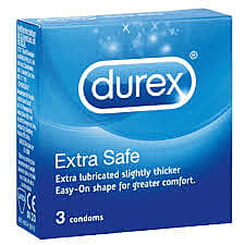 Durex Condoms Extra Safe 3's