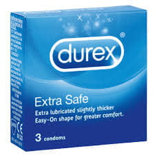 Durex Condoms Extra Safe 3's