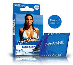 Contempo Condom Wet and Wild 3's