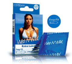 Contempo Condom Wet and Wild 3's