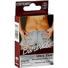 Contempo Condom Bare Back 3's