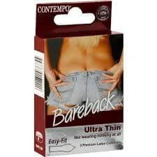 Contempo Condom Bare Back 3's