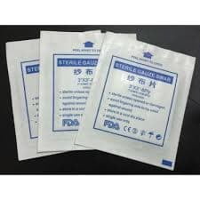 STERILE GAUZE SWABS 3" x 3"