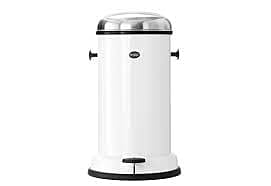 SIGNATURE PEDAL BIN WHITE 14L