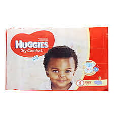 HUGGIES DRY COMFORT 34s SIZE 4