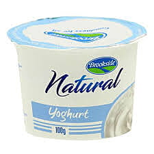 BROOKSIDE NATURAL YOGHURT CUP 100ML