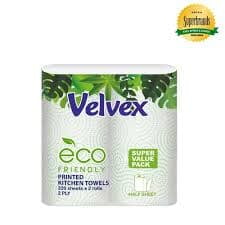 VELVEX KITCHEN TOWEL TWIN PACK